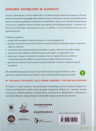 Kiszenie i fermentacja z dr Ewą Dąbrowską? Domowe sposoby - Beata Anna Dąbrowska [KSIĄŻKA]