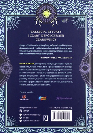 Księga zaklęć i czarów - Devin Hunter [KSIĄŻKA]
