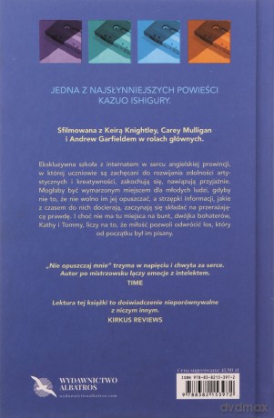 Nie opuszczaj mnie - Kazuo Ishiguro [KSIĄŻKA]
