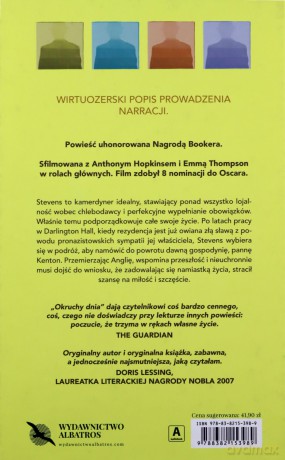 Okruchy dnia - Kazuo Ishiguro [KSIĄŻKA]