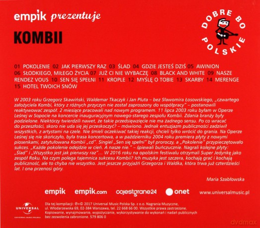Kombii: Dobre Bo Polskie [CD]