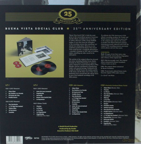 Buena Vista Social Club: Buena Vista Social Club (25th Anniversary Edition) [2xWinyl]+[2CD]