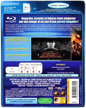 Planet of the Apes (Planeta małp) [Blu-Ray]