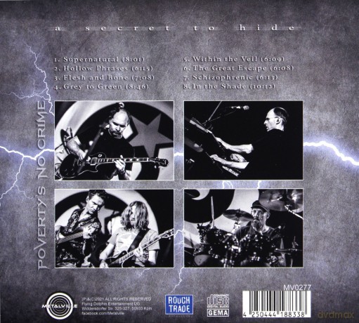 Poverty's No Crime: A Secret To Hide (digipack) [CD]