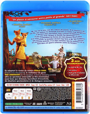 Fantastic Mr. Fox (Fantastyczny Pan Lis) [Blu-Ray]
