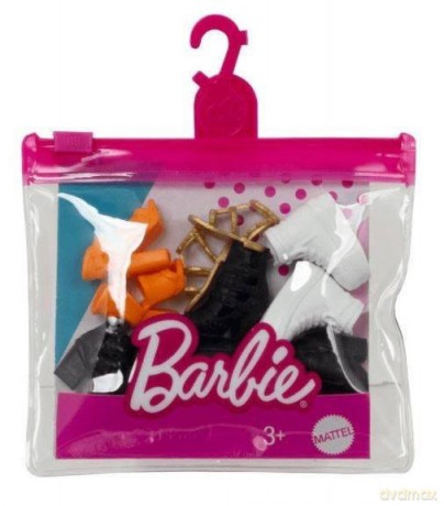 Barbie Modne buty Zestaw z kowbojkami