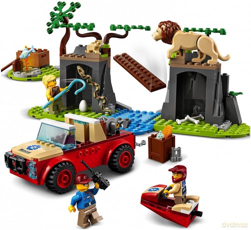 LEGO City 60301 Terenówka ratowników dzikich zwierząt [KLOCKI]