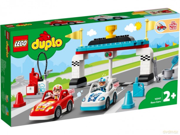 LEGO DUPLO 10947 Samochody wyścigowe [KLOCKI]