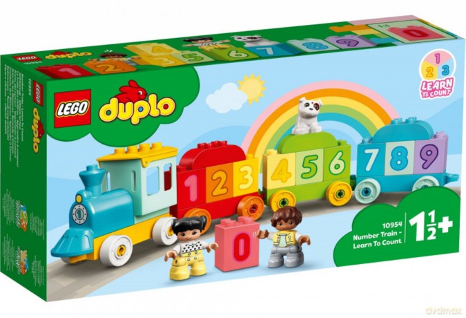 LEGO DUPLO 10954 Pociąg z cyferkami - nauka liczenia [KLOCKI]