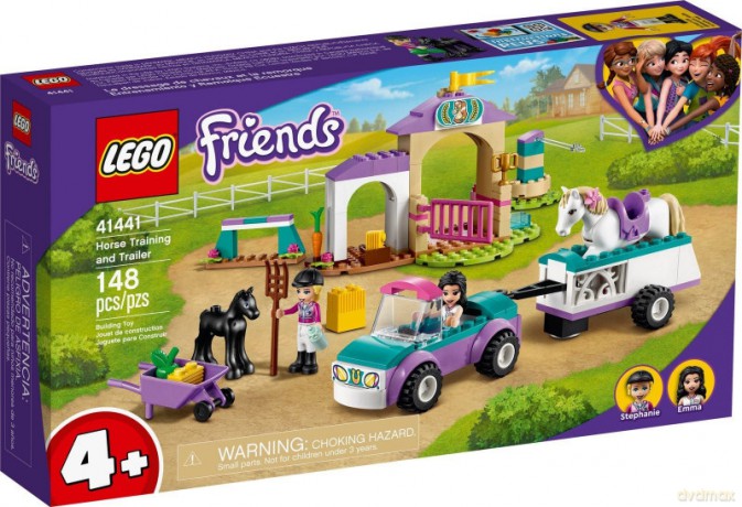 LEGO Friends 41441 Szkółka jeździecka i przyczepa dla konia [KLOCKI]