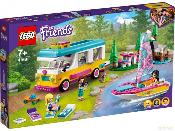 LEGO Friends 41681 Leśny mikrobus kempingowy i żaglówka [KLOCKI]