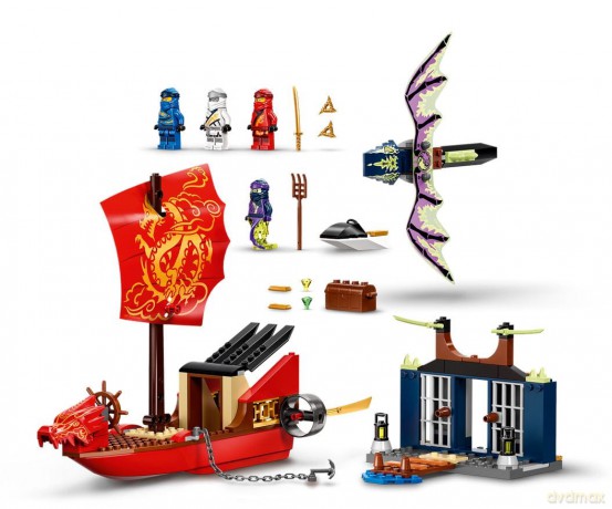 LEGO Ninjago 71749 Ostatni lot Perły Przeznaczenia [KLOCKI]