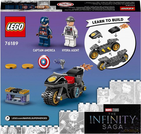 LEGO Super Heroes 76189 Kapitan Ameryka i pojedynek z Hydrą [KLOCKI]