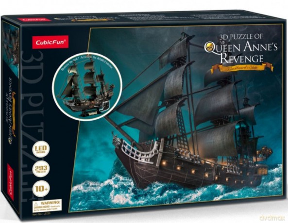 Puzzle 3D LED Królowa Anna [PUZZLE]