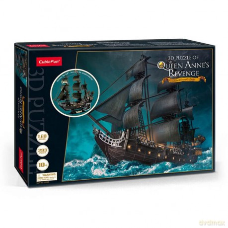 Puzzle 3D LED Królowa Anna [PUZZLE]