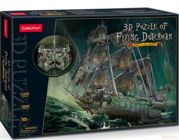 Puzzle 3D LED Latający Holender [PUZZLE]