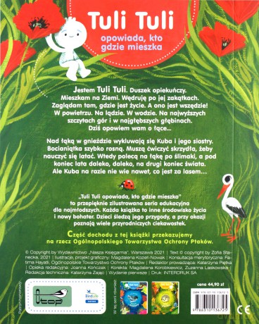 Bocian z łąki. Tuli Tuli opowiada, kto gdzie mieszka - Zofia Stanecka [KSIĄŻKA]