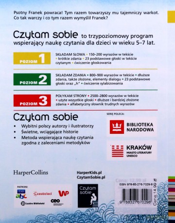 Franek i miotła motorowa. Czytam sobie. Poziom 1 - Agnieszka Frączek [KSIĄŻKA]
