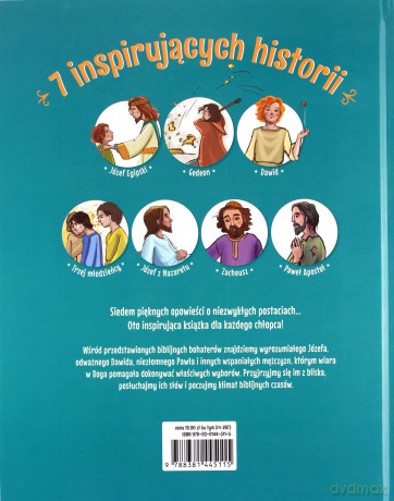 Historie z Biblii. Bohaterowie dla chłopców - Anna Jóźwik [KSIĄŻKA]