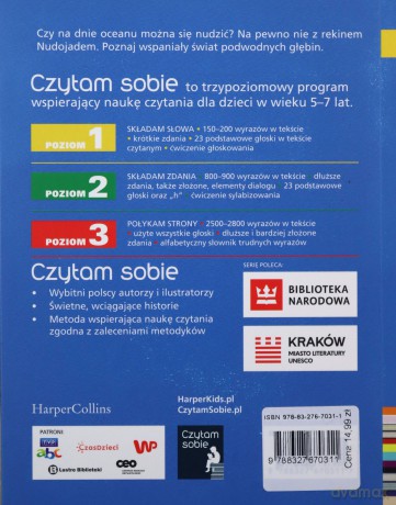 Rekin nudojad. Czytam sobie. Poziom 1 - Rafał Witek [KSIĄŻKA]