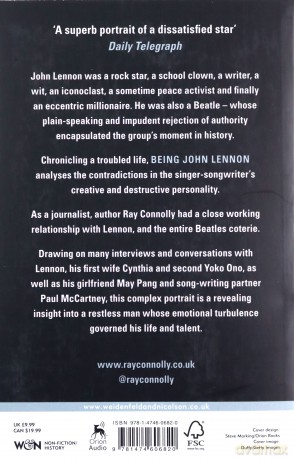 Being John Lennon - Ray Connolly [KSIĄŻKA]