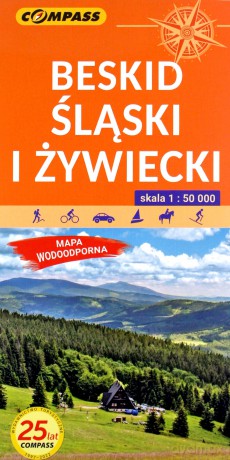 Beskid Śląski i Żywiecki wersja laminowana