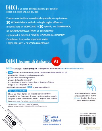 Dieci A1 Lezioni di italiano - Euridice Orlandino, Massimo Naddeo Ciro [KSIĄŻKA]