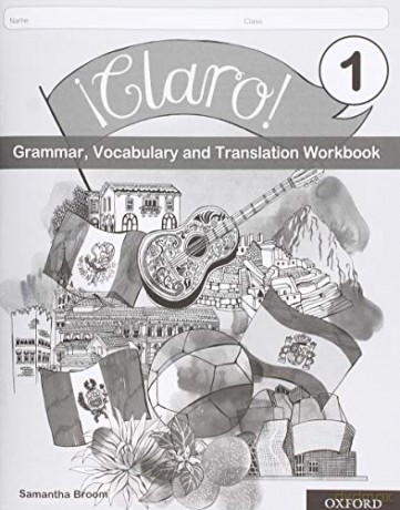 !Claro! 1 Grammar Vocabulary and Translation Workbook (Pack of 8) - Samantha Broom [KSIĄŻKA]