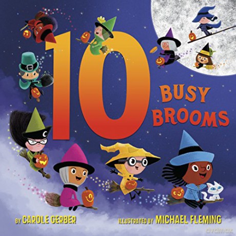 10 Busy Brooms - Carole Gerber [KSIĄŻKA]