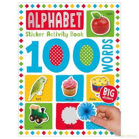 100 Alphabet Words Sticker Activity (100 Sticker Activity) - Make Believe Ideas [KSIĄŻKA]