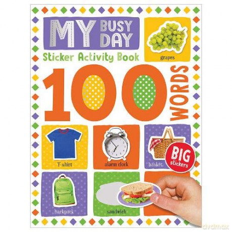 100 My Busy Day Words Sticker Activity (100 Sticker Activity) - Make Believe Ideas [KSIĄŻKA]