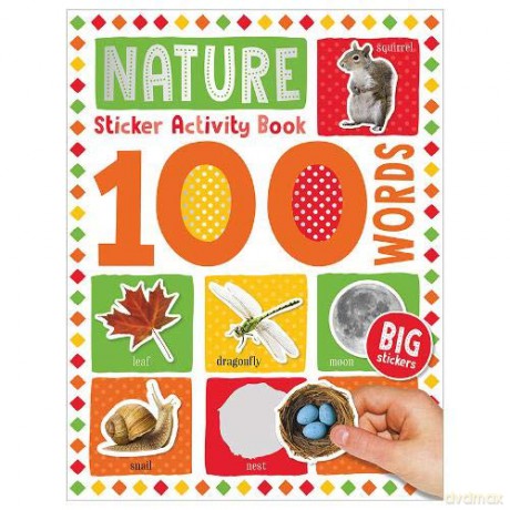 100 Nature Words Sticker Activity (100 Sticker Activity) - Make Believe Ideas [KSIĄŻKA]