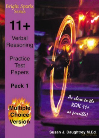 11+ Verbal Reasoning Test Papers: Multiple Choice Version - J. Daughtrey Susan [KSIĄŻKA]