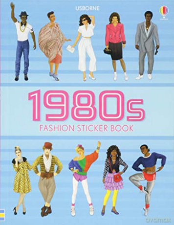 1980s Fashion Sticker Book (Sticker Books) - Laura Cowan [KSIĄŻKA]