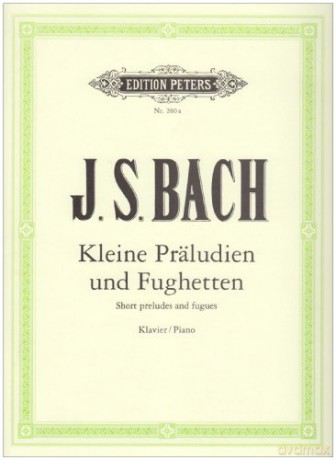 24 SHORT PRELUDES FUGUES: Sammelband für Klavier - Johann Sebasti Bach [KSIĄŻKA]