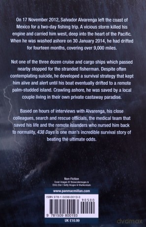438 Days: An Extraordinary True Story of Survival at Sea - Jonathan Franklin [KSIĄŻKA]