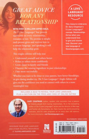 5 Love Languages Singles Edition, The: The Secret That Will Revolutionize Your Relationships - Gary Chapman [KSIĄŻKA]