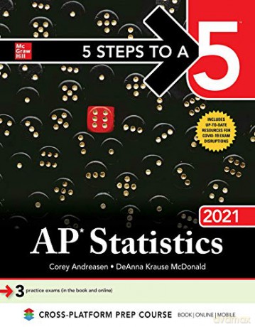 5 Steps to a 5: AP Statistics 2021 (TEST PREP) - Corey Andreasen [KSIĄŻKA]