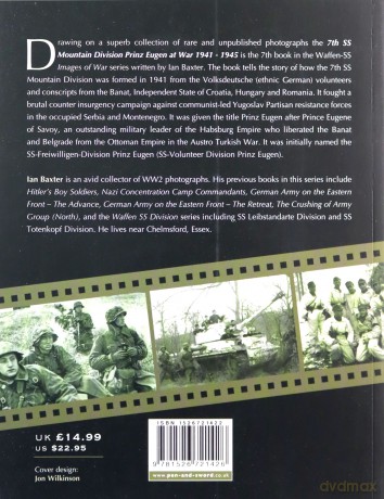 7th SS Mountain Division Prinz Eugen At War 1941-1945: A History of the Division (Images of War) - Ian Baxter [KSIĄŻKA]