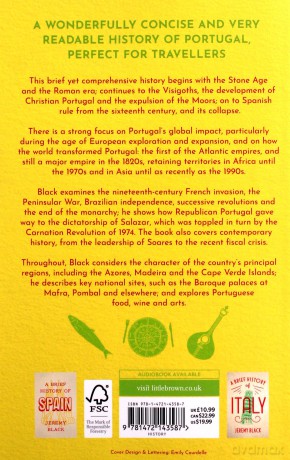 A Brief History of Portugal: Indispensable for Travellers (Brief Histories) - Jeremy Black [KSIĄŻKA]