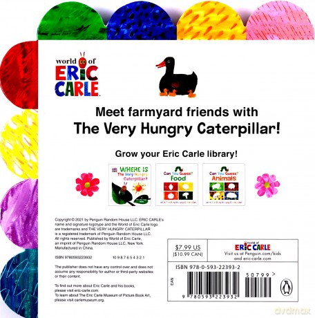 A Day on the Farm with the Very Hungry Caterpillar: A Tabbed Board Book (World of Eric Carle) (The World of Eric Carle) [KSIĄŻKA]