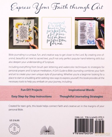 A Girl's Guide To Bible Journaling: A Christian Teen's Workbook for Creative Lettering and Celebrating God's Word - Kristin Duran [KSIĄŻKA]