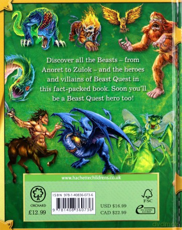 A to Z of Beasts: New Edition Over 150 Beasts (Beast Quest) - Adam Blade [KSIĄŻKA]