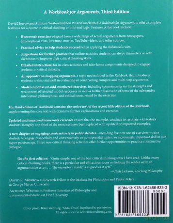 A Workbook for Arguments: A Complete Course in Critical Thinking - David R. Morrow [KSIĄŻKA]