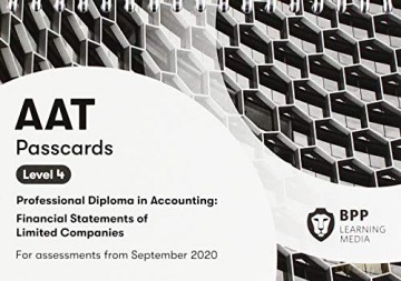 AAT Financial Statements of Limited Companies: Passcards [KSIĄŻKA]
