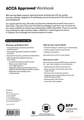 ACCA Strategic Business Leader: Workbook [KSIĄŻKA]