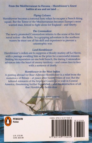 Admiral Hornblower: Flying Colours, The Commodore, Lord Hornblower, Hornblower in the West Indies (A Horatio Hornblower Tale of the Sea) - C.S. Forester [KSIĄŻKA]