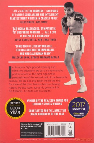 Ali: A Life: Shortlisted for the William Hill Sports Book of the Year 2017 - Jonathan Eig [KSIĄŻKA]