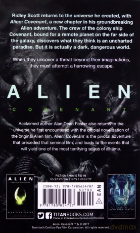 Alien: Covenant - The Official Movie Novelization - Alan Dean Foster [KSIĄŻKA]