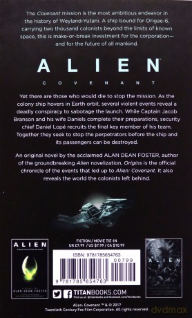 Alien: Covenant Origins - The Official Prequel to the Blockbuster Film - Alan Dean Foster [KSIĄŻKA]